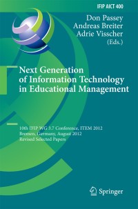 Image of Next generation of information technology in educational management