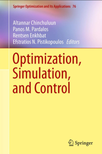 Image of Optimization, simulation, and control