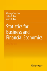 Image of Statistics for business and financial economics