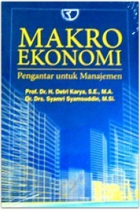 Image of Makroekonomi : pengantar untuk manajemen