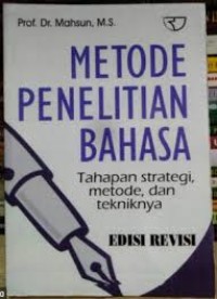 Image of Metode penelitian bahasa : tahapan strategi metode dan tekniknya