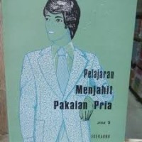 Image of Pelajaran menjahit pakaian pria (tata laksana busana pria)