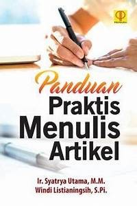 Image of Panduan praktis menulis artikel